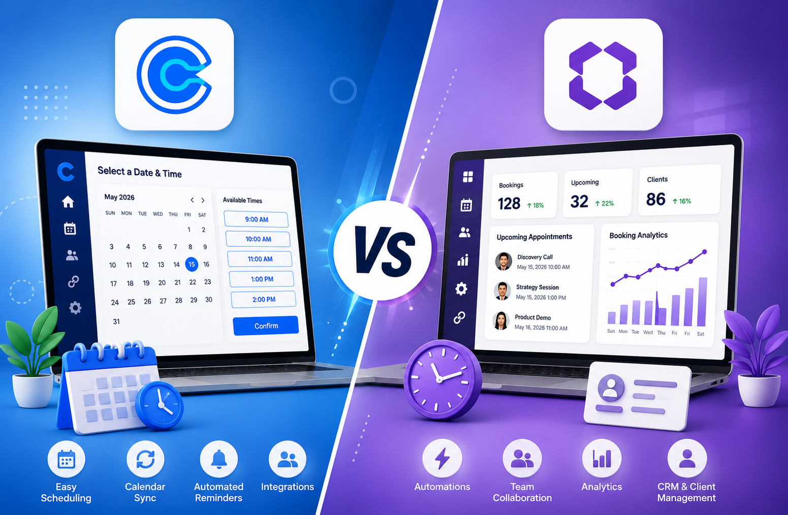 Calendly vs OneHash