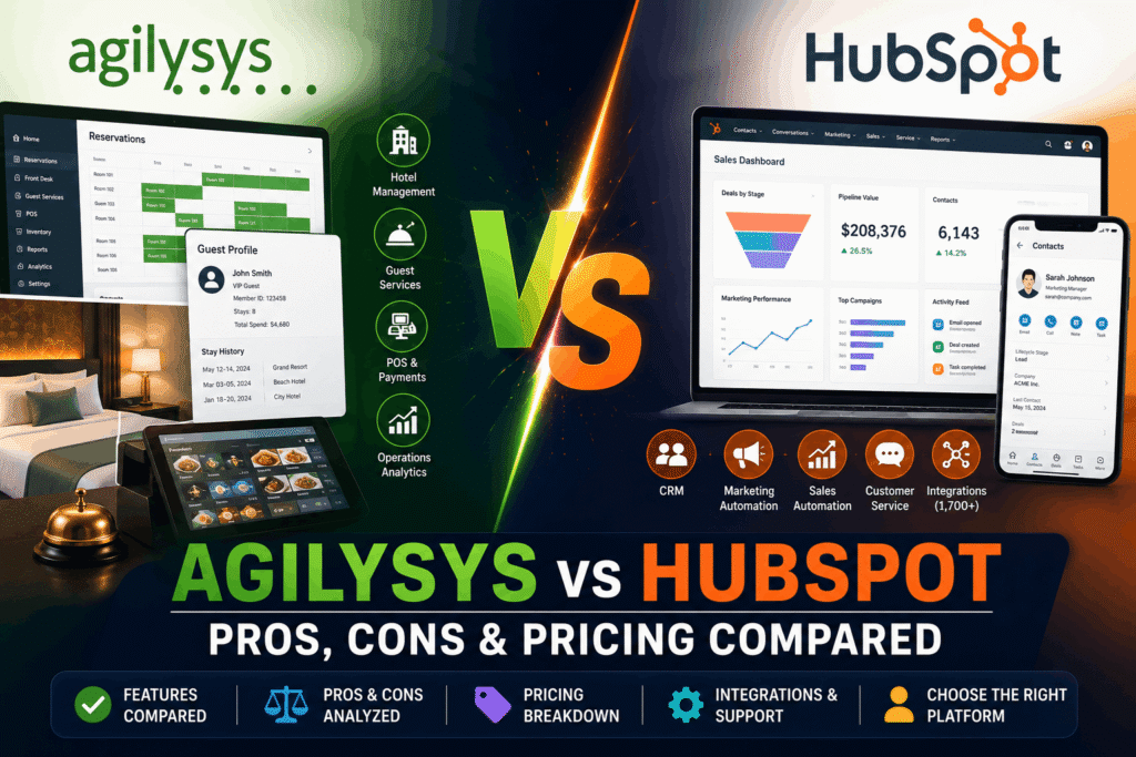 Agilysys vs HubSpot: Pros, Cons & Pricing Compared 1 Agilysys vs HubSpot