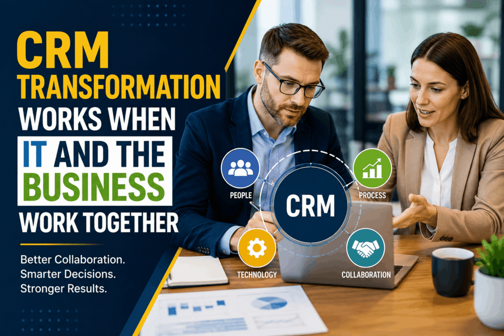 CRM Transformation: Why IT and Business Must Work Together 1 CRM Transformation