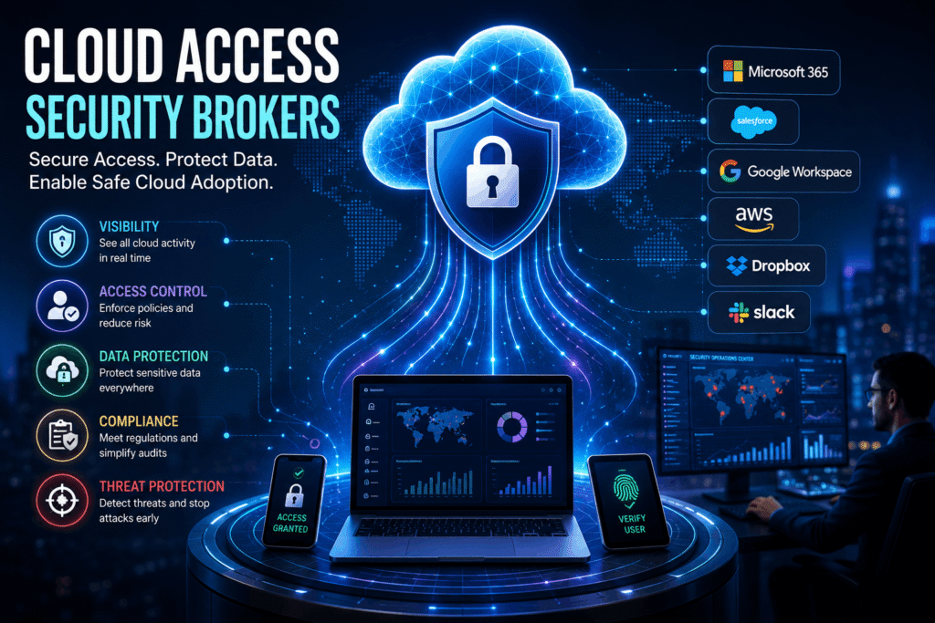 Cloud Access Security Brokers: Benefits,Features & Use Cases 1 Cloud Access Security Brokers