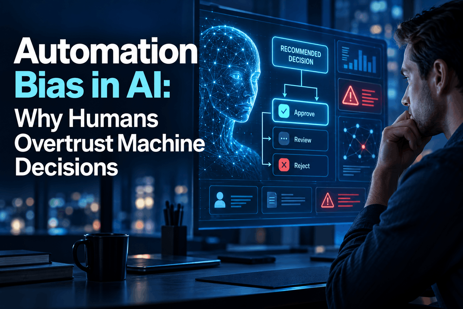 Automation bias in AI and human overreliance on machine decisions